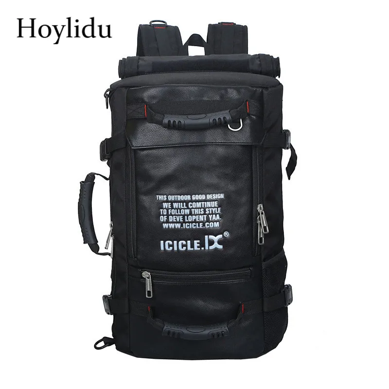 

New 45L Nylon Unisex Black Shoulder Bags Casual Travel Large Capacity Waterproof Multifunction Breathable Design Men Backpack