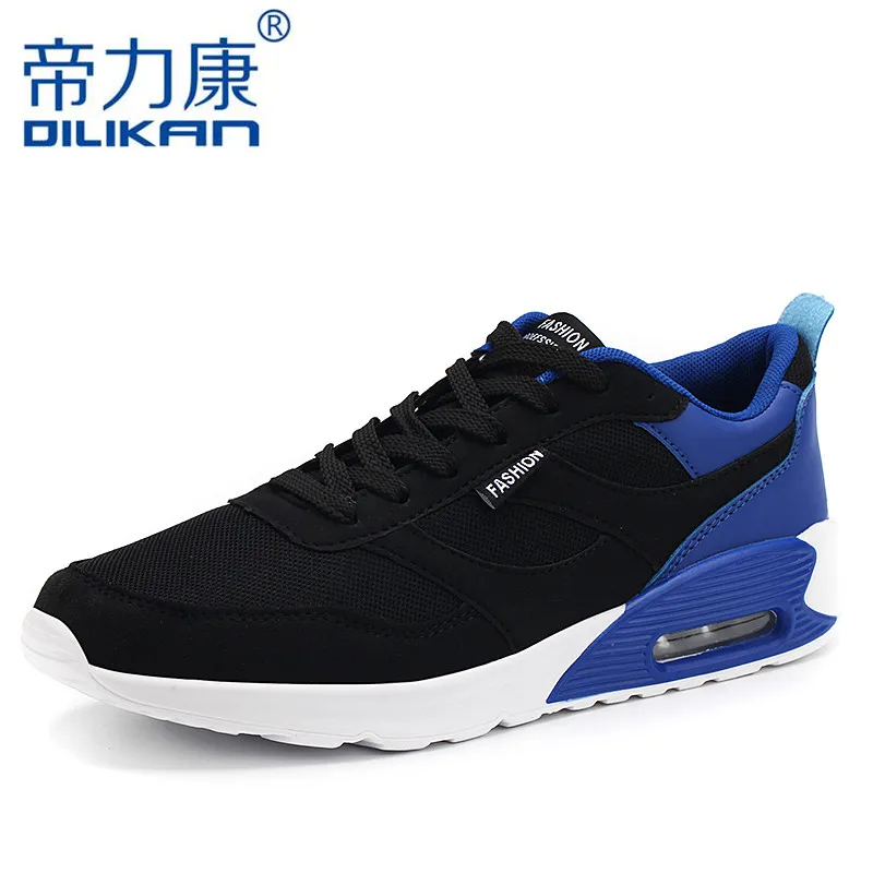 

2019 Hot Sale Four Seasons Breathable Men's Running Sports Shoes Lace-up Lightweight Sneakers Comfortable Athletic Footwear