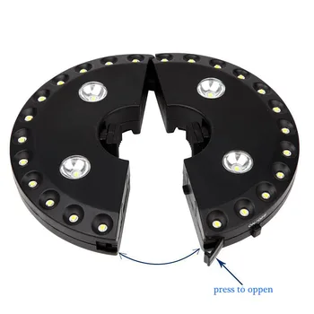 

Patio Umbrella Light 3 Brightness Modes Cordless 28 LED Lights for Patio Umbrella Camping Tents QJS Shop