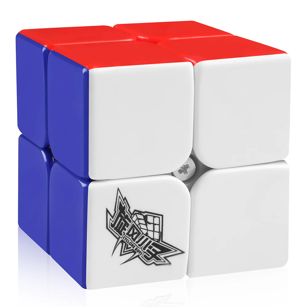 Магический куб D FantiX Cyclone для мальчиков 2x2x2 скоростной кубик Stickerless 2x2 пазлы