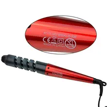 Спиральная керамическая плойка для завивки волос глубокая волна электрическая плойка для волос жезловидная бочка для укладки волос горячий инструмент портативный для использования дома и в салоне путешествия