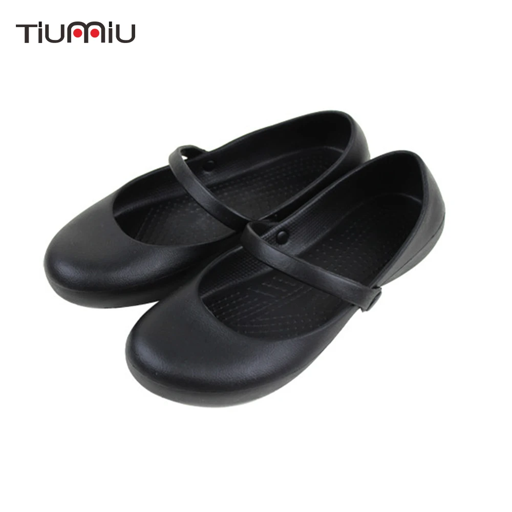 

Women Chef Shoes with Strap Female Oilproof Waterproof Shoes Foodservice Kitchen Restaurant Cook Sandals Non-skid High Quality