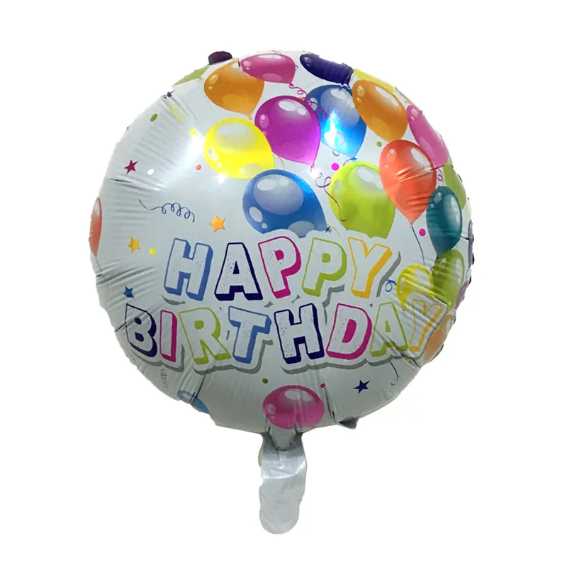 

50 Pcs Baby Shower 18 inch White ballon Helium Foil Balloons Girls Happy Birthday Party Supplies 1st Party Decoration Air Ball
