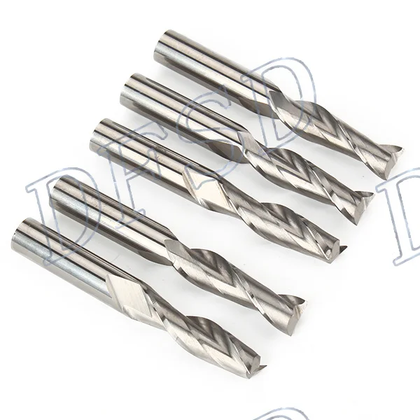 

Generic Double Flute Spiral Cutter 4x17mm CNC Router Bits Wood Acrylic Drill Pack Of 5