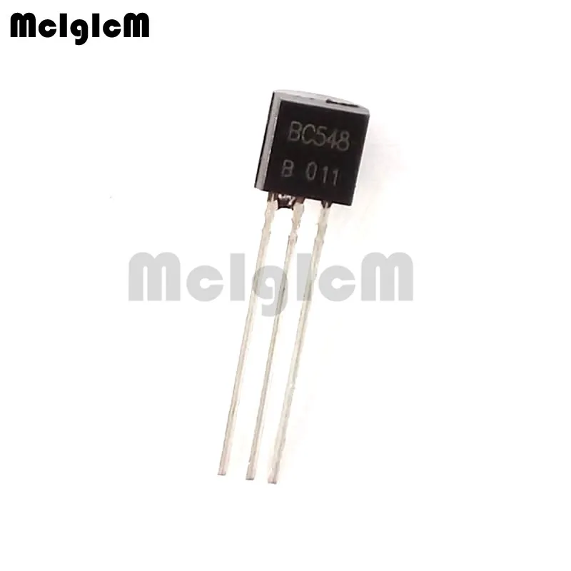 MCIGICM 100 шт BC548 0.1A 30V NPN in-line полупроводниковый Триод TO-92