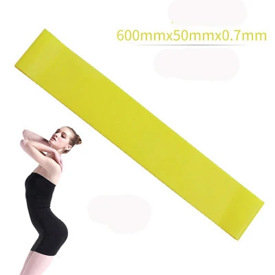 5 видов цветов резинки для йоги, Уличное оборудование для фитнеса, 0,35 мм-1,1 мм, резинки для пилатеса, занятий спортом, тренировок - Цвет: Yellow