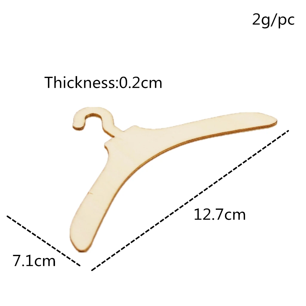 10 шт. 5 дюймов вешалки для одежды аксессуары для одежды вешалки Набор для вешалки для одежды кукол ролевые игры для девочек куклы подарок на день рождения