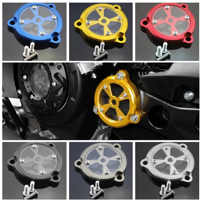 For Yamaha Tmax 530 Motorcycle Accessories CNC Aluminum Frame Hole Cover Front Drive Shaft Cover