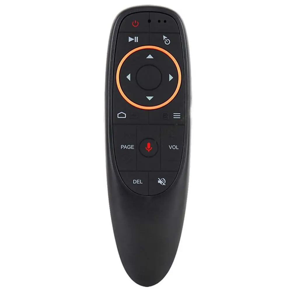 G10 Voice Air Mouse Remote, 2.4Ghz Mini Wireless Android TV Control & Infrared Learning Microphone for Computer PC Android TV