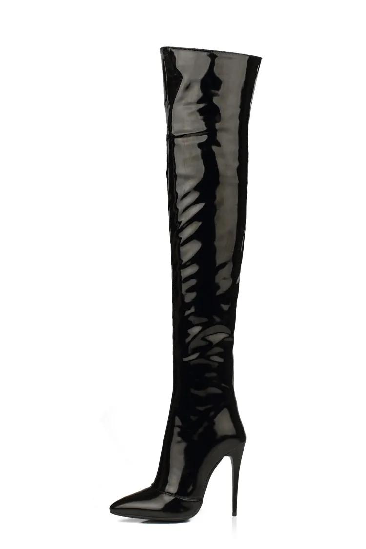 

Nightclub ultra-fine super high-heeled high-profile skinny legs over the knee women's boots
