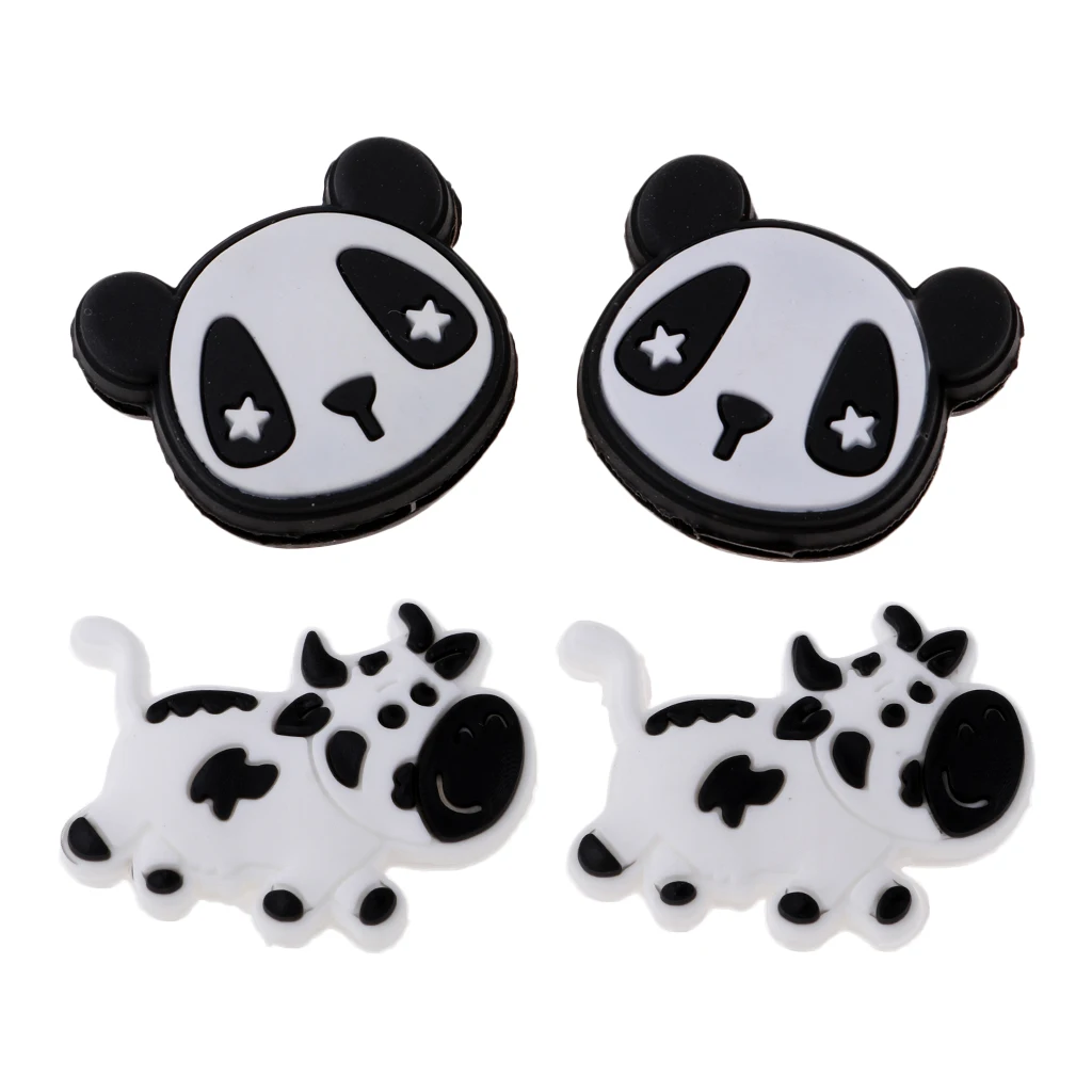 4 Pieces Tennis Racquet Shock Absorber Vibration Dampeners - Various Animal Shape