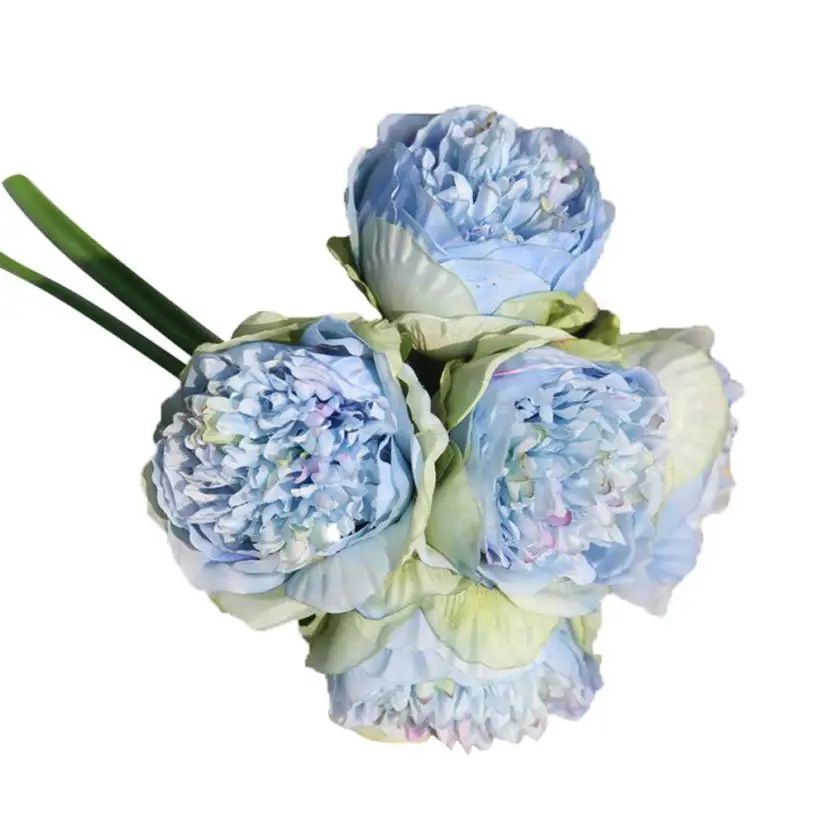 Дом LC искусственный шелк ткань Искусственные цветы Пион цветочный искусственный цветок свадебные декорации Fleur artificielle 18May22 Прямая поставка