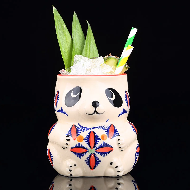 

Кружка Бар Spirit TIKI, гавайская Коктейльная кружка с милым медведем