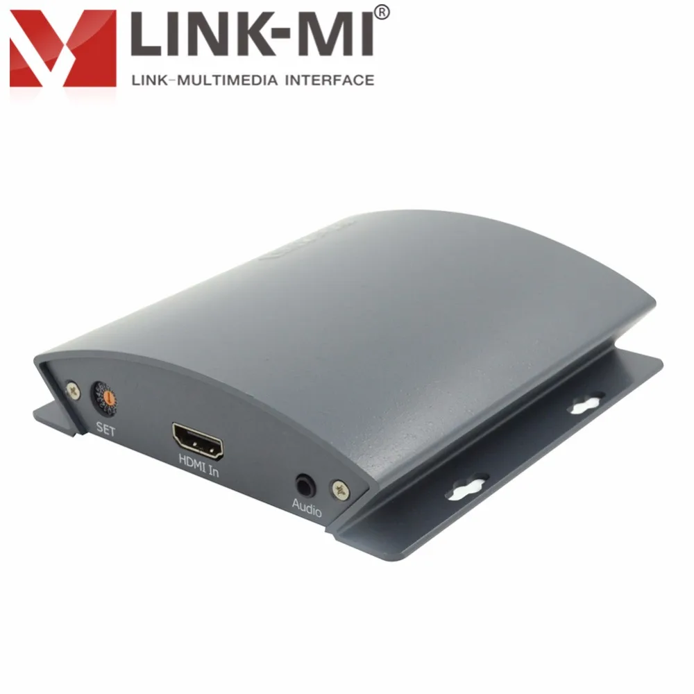 LINK-MI LM-PHS01 HDMI to BNC HD SDI Converter to 1080p With Analog Stereo Audio Control DIP Switch HDMI input signal adaptively