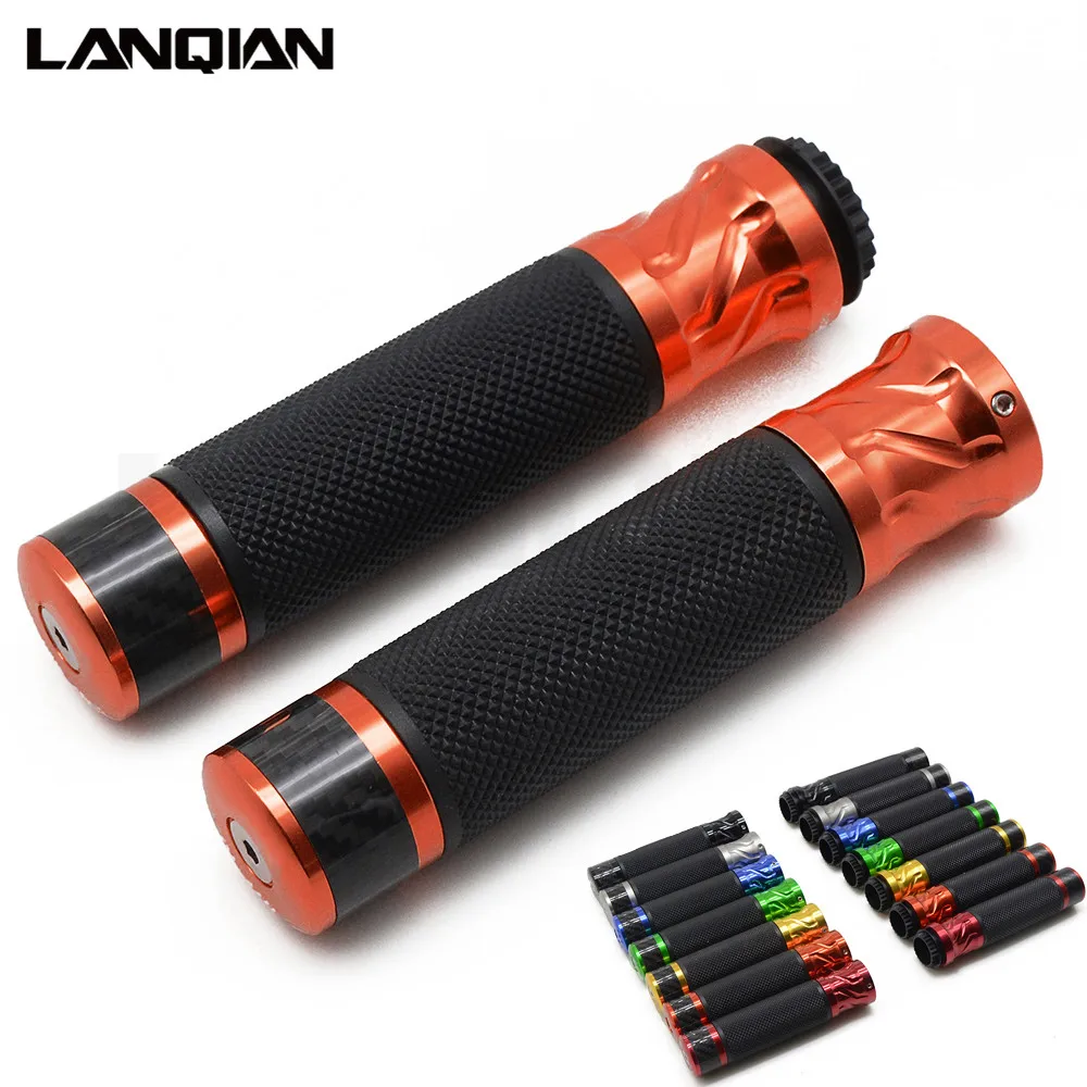 CNC Universal 7/8' Motorcycle Handle bar Caps Handlebar Grips For vespa gts piaggio nmax husqvarna royal enfield honda dio | Автомобили
