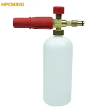 Высокое качество красный снег пена Лэнс для Интерскол адаптер высокое давление очиститель моечная уставновка(CW045-RED