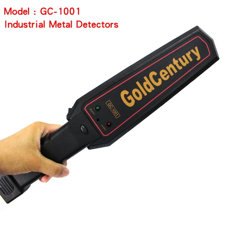 

Gold Century GC1001 metal detector Handheld security detector paper clip Staples Ring Nails detector metal finder cigarette NEW!