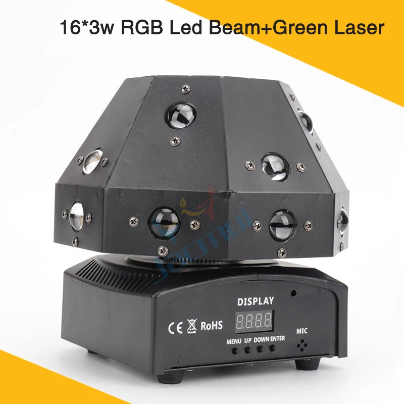 

New Mushroom Laser Projector 16*3w led beam moving head disco light