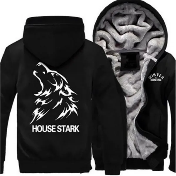 wolf print hoodie