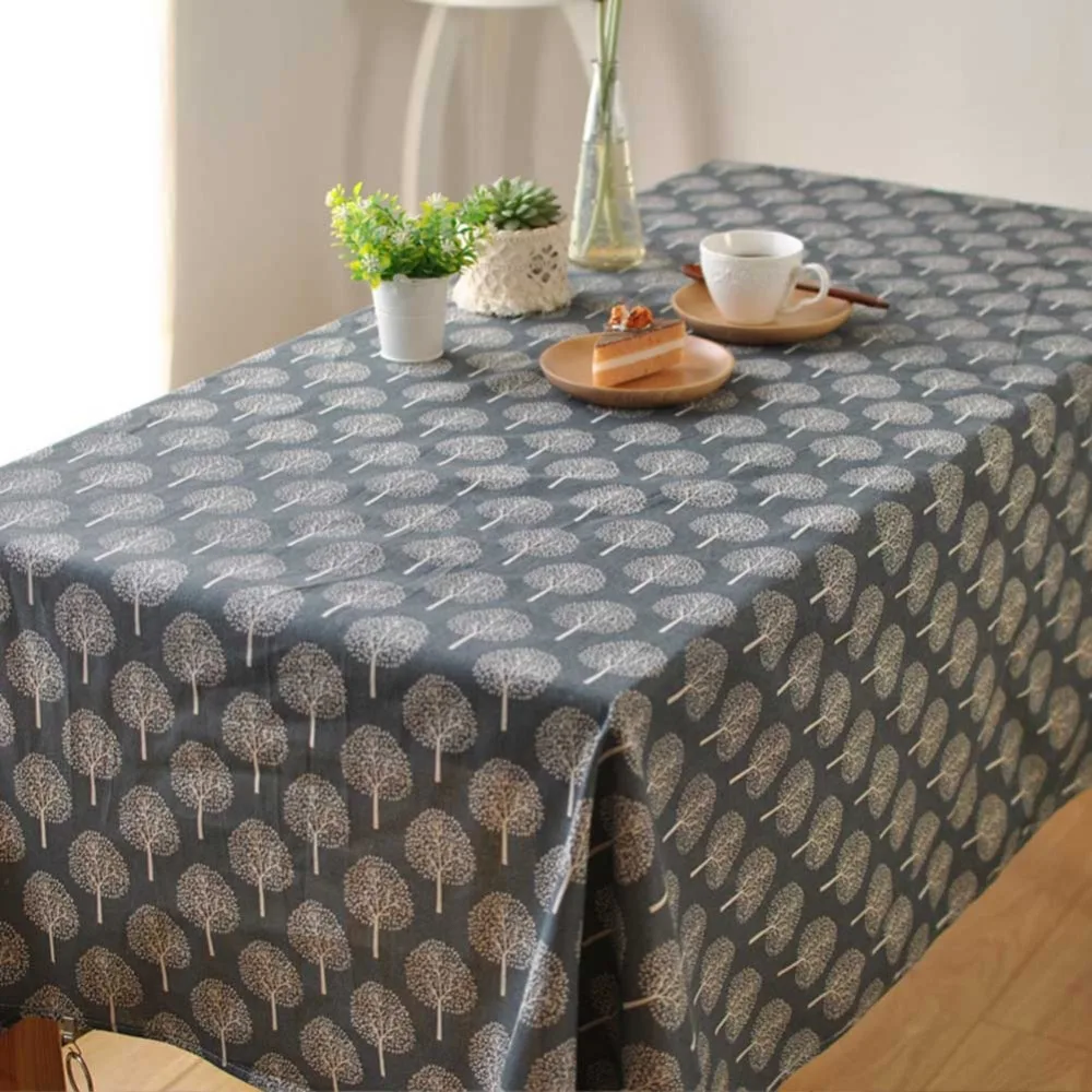 

Meijuner Tablecloth Japanese-style Minimalist Literary Fabric Cotton Linen Table Cover For Hotel Party Dining Room Decoration