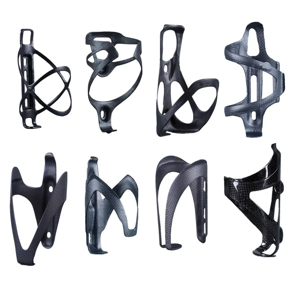 3 K mat ultra l/éger 2 pi/èces brillantes Porte-bidon en fibre de carbone pour VTT v/élo de route