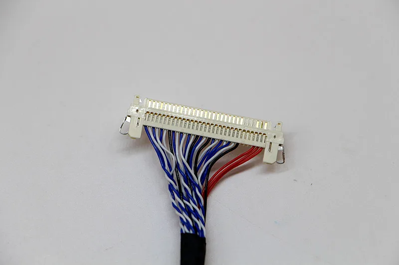 카드 버클 포함 일반 LCD 라인, LVDS ( 2 채널, 8 비트), 30 핀 FIX30 핀, 듀얼 8 lvds 케이블, 25cm, 17-27 인치