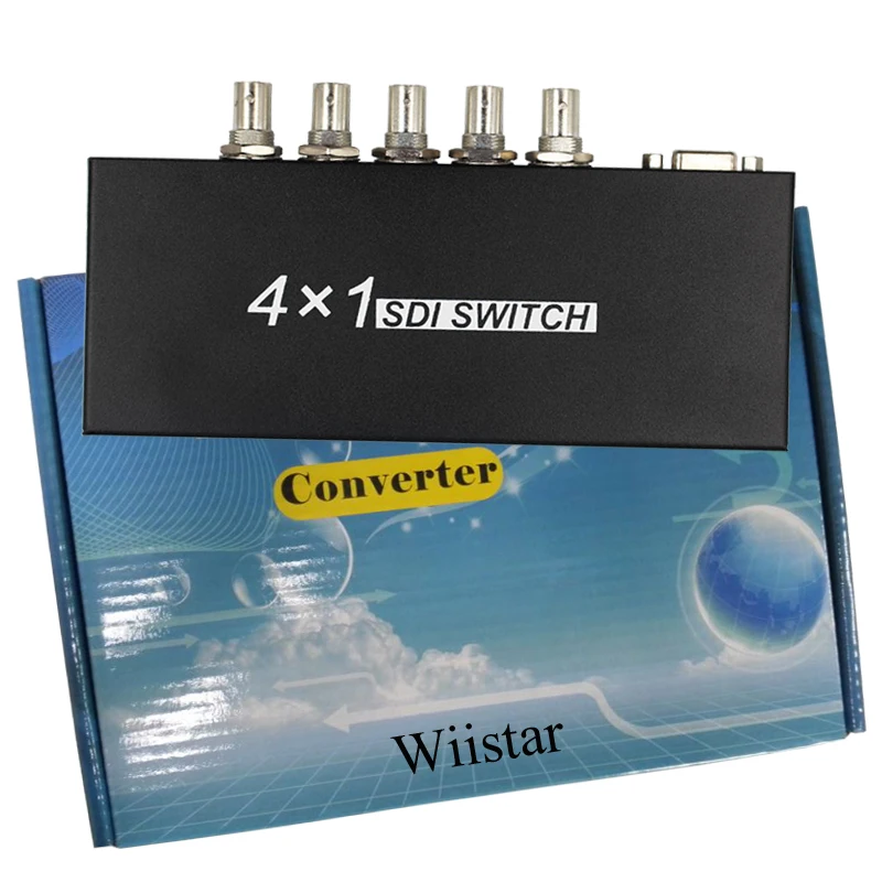SDI Switch 4x1 4 Channels SDI Signal to 1 SDI