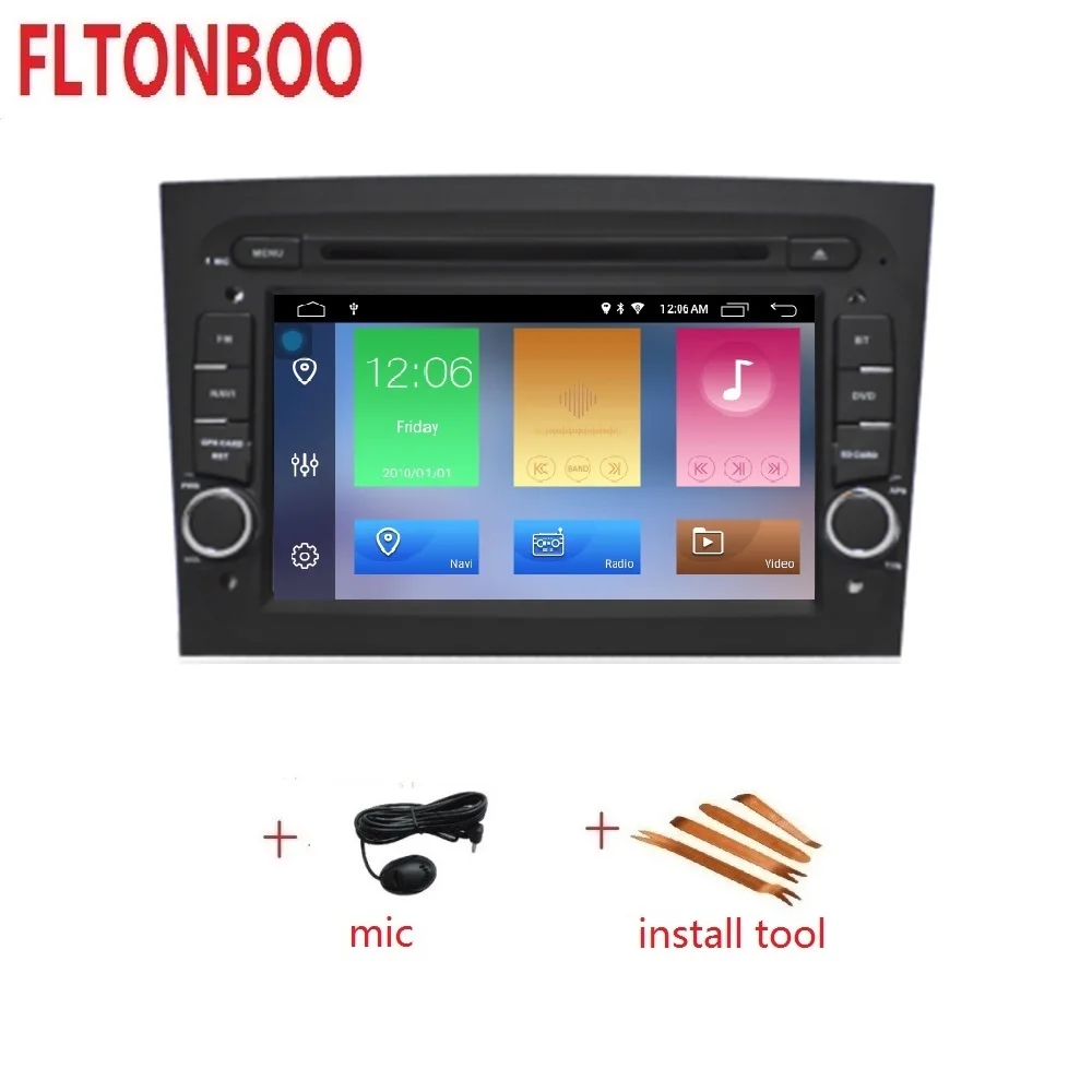 Excellent 7 inch android 9 car DVD gps navigation for fiat DOBLO 2015,radio,wifi,quad core,English,russian,french 1