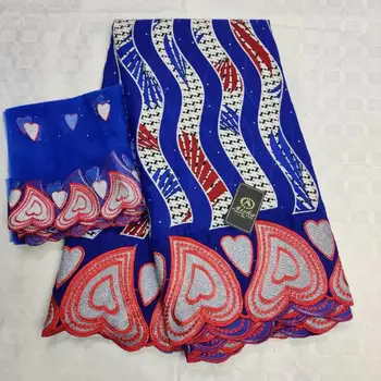 

Dubai Wax Cotton Fabric African Lace Fabric 2019 High Quality Swiss Voile Lace in Switzerland Nigerian Lace Fabric 5+2 Yards/lot
