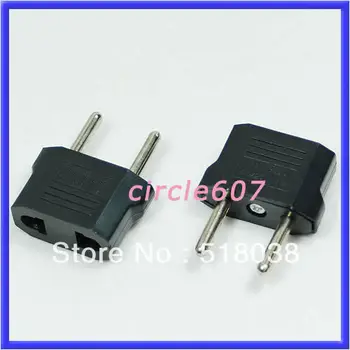

2pcs/lot Travel Changer Adapter Plug US USA to European Euro
