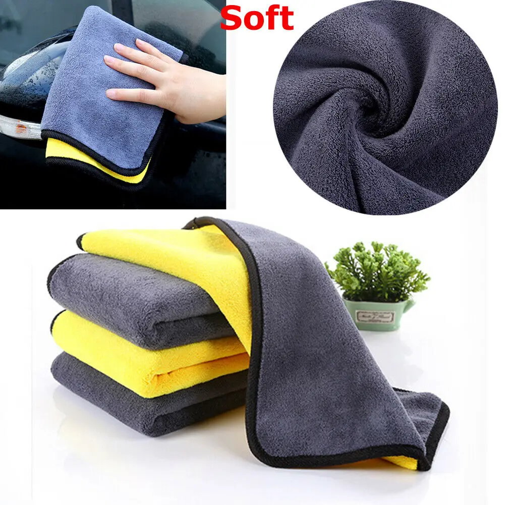 

Large Super Absorbent Car Wash Microfiber Towel Cleaning Drying Cloth Duster NEW
