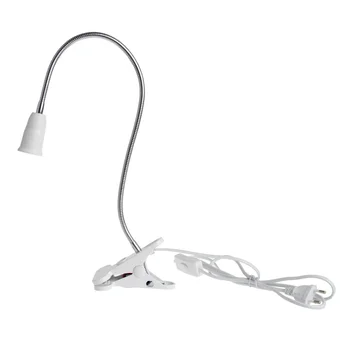 

E27 50cm AC 85-265V Flexible Clip on Switch LED Lamp Holder Socket Power Cable