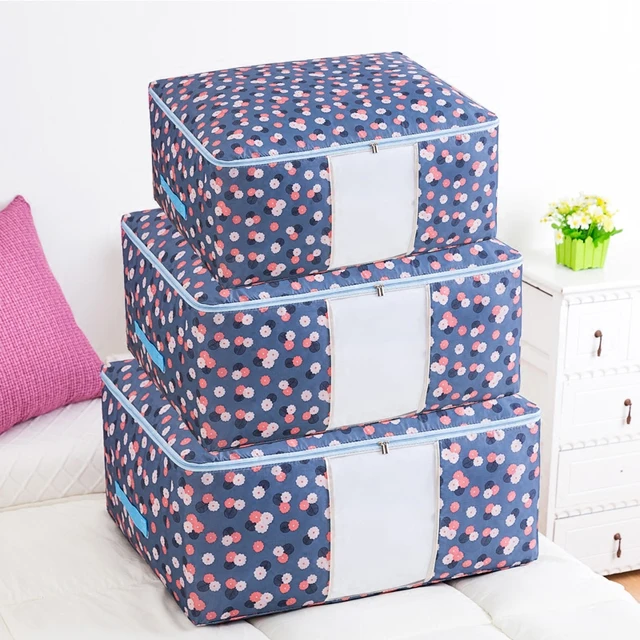 Waterproof Fabric Cloth Storage Bag For Quilt Pillow Bed Lines Duroble