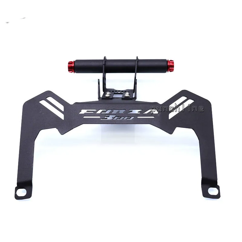 

For HONDA Forza 125 Forza 300 2017 2018 Front Disc Brake Phone USB GPS Bracket Holder Stand Guide Handle Rotatable