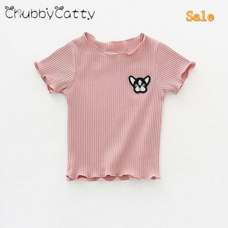 CHUBBYCATTY/детская одежда футболки для девочек трикотажные хлопковые в форме