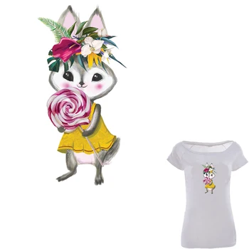 

Colife Clothes Patches T-shirt Press Sticker Cartoon Iron On Patches For Clothes 12*24 cm A-level Washable Appliques