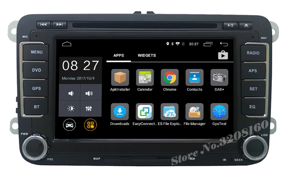 Clearance MAX HD 1024*600 2G+16G Android 6.0 Car DVD Player for VW Passat B6 CC JETTA Tiguan Skoda Golf with Radio BT swc GPS map 4G WIFI 0