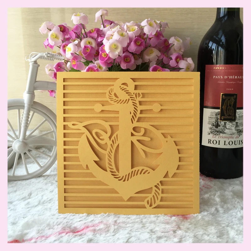 30pcs Lot Hollow Out Marine Theme Party Greeting Invitations Cards 30pcs Lot Hollow Out Marine Theme Party Greeting Invitations Cards Wedding For Birthday Christmas In From Home