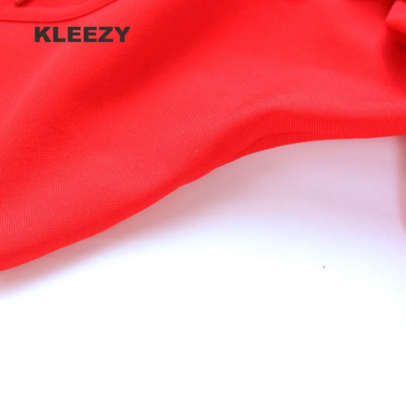 KLEEZY элегантное платье на одно плечо без рукавов с сексуальными оборками для