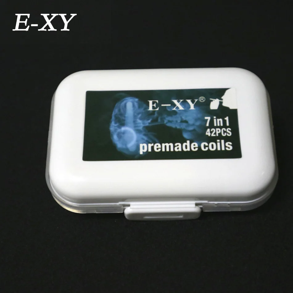 

E-XY 7 types DIY 7in1 High Density Prebuilt Coils Premade Coil for Electronic Cigarette RDA RBA Atomizer Heating Wire