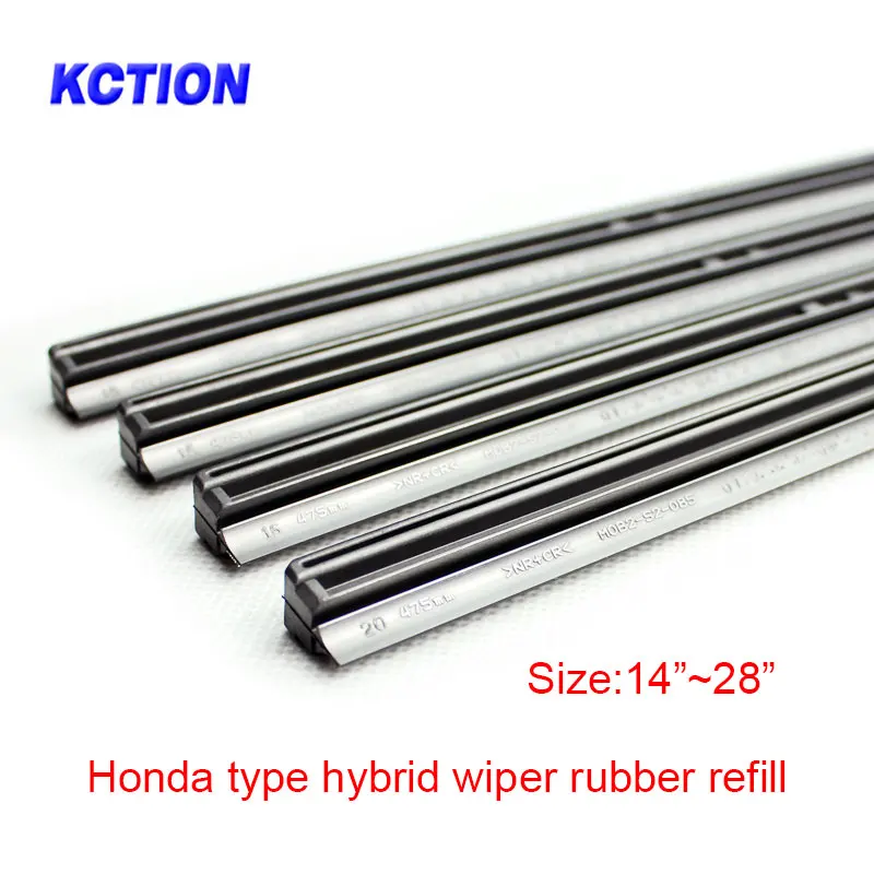 1 Pcs Kction Car Windscreen Wipers Blade Refill Hybrid Natural Wiper Blade Rubber Replacement for Honda Accord Crv Infiniti 1 Pcs Kction Car Windscreen Wipers Blade Refill Hybrid Natural Wiper Blade Rubber Replacement for Honda Accord Crv Infiniti