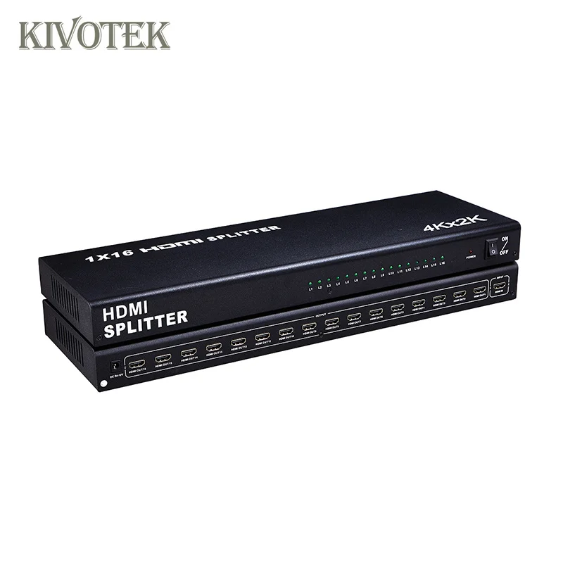 

1x16 4K HDMI Splitter Box 1-in 16-out,HDMI1.4 1 to 16 ports Splitter Supports DTS-HD Dolby-AC3/DSD For HDTV HD PlayerBest Price,