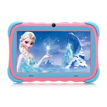 iRULU 7 inch Android 7.1 Kids Tablet 16GB Babypad Edition PC with Wifi and Camera GMS Certified Supported Kids-Proof Case(Pink)