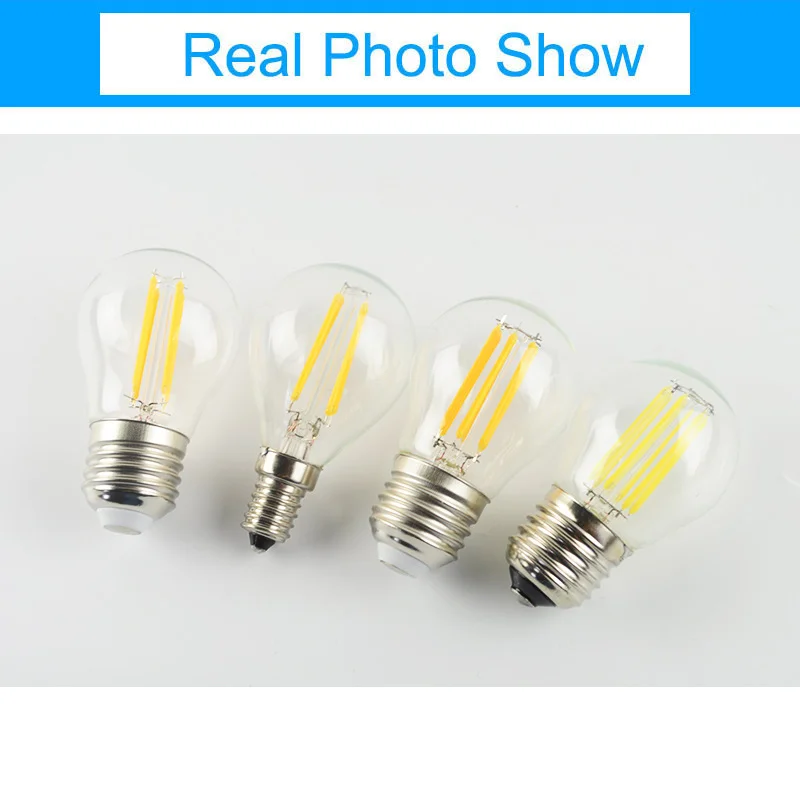 Светодиодная лампа накаливания GreenEye 4 шт./лот E27 E14 G45 AC 220 В 2 Вт 6 Вт|led bulb e27|led bulbbulb e27