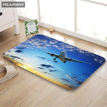 

HEARMNY New Arrival Doormat Aircraft Home Mat Machine Made Anti Slip Carpet Living Room/Hallway Bath Mat For Kids Gift
