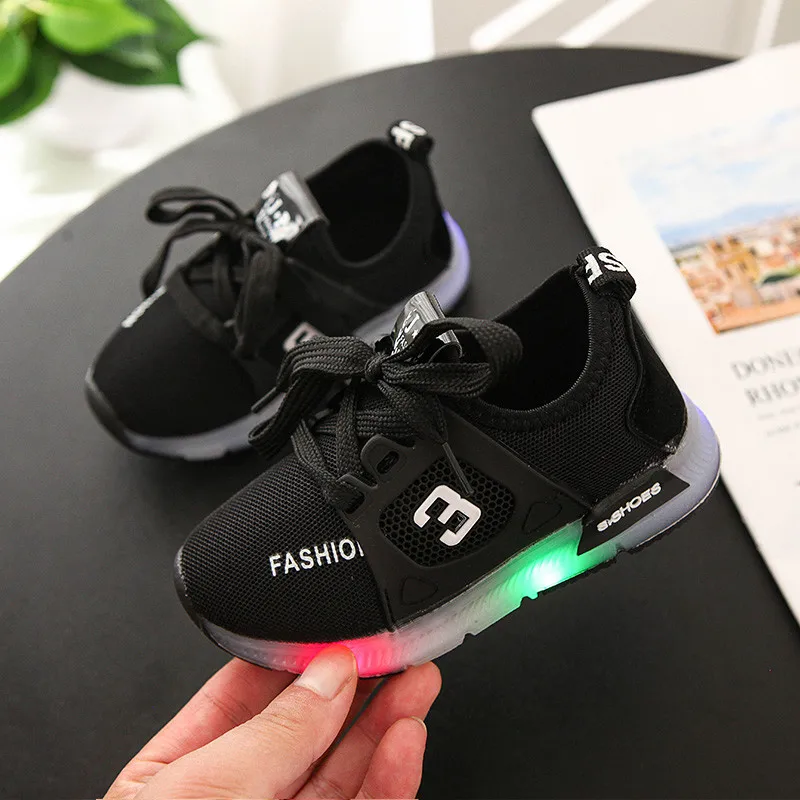 Led Shoes Kids 2019 Spring Sneakers For Children Mesh Breathable Shoes Children Sneakers Girls New Boys Shoes Led Shoes Kids 2019 Spring Sneakers For Children Mesh Breathable Shoes Children Sneakers Girls New Boys Shoes