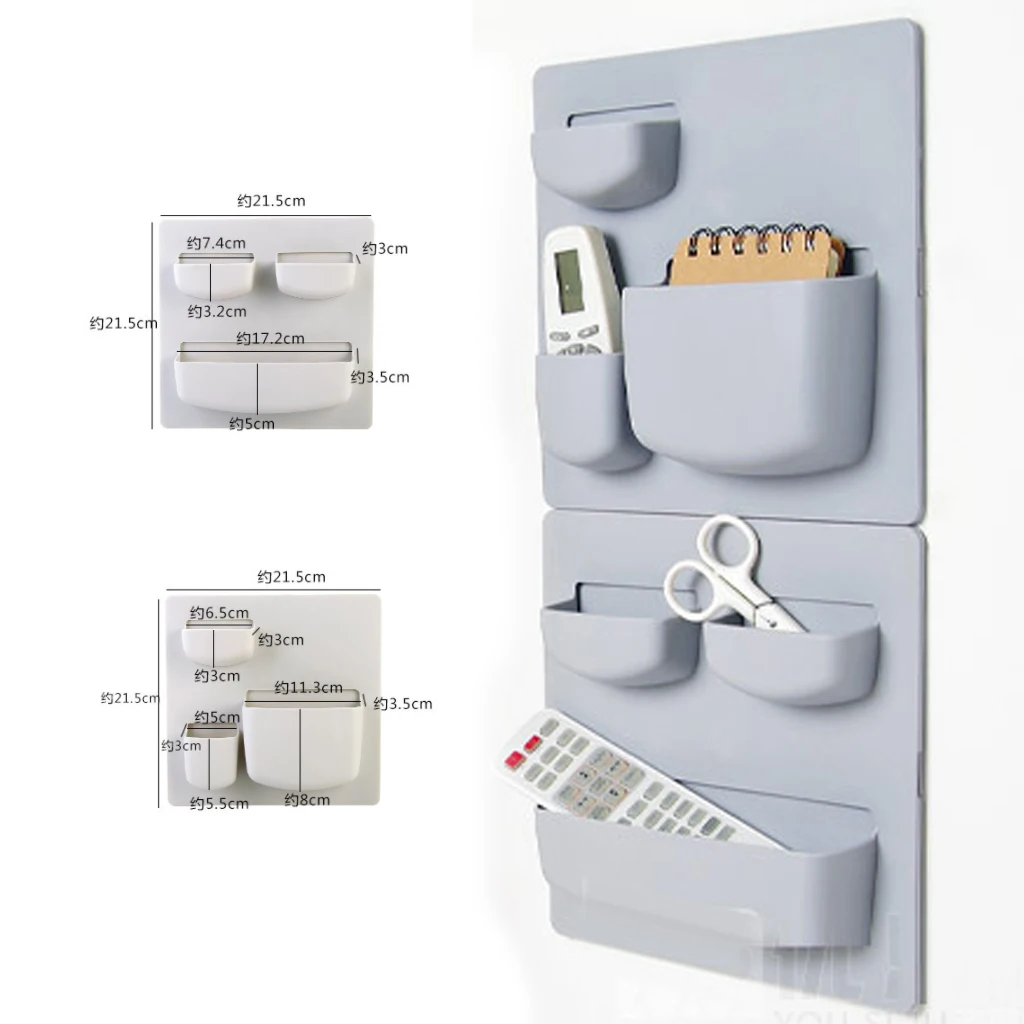 جديد المطبخ تخزين الرف الحائط حامل مُنظِم الحمام جدار لكمة خالية شنق رف المنزل أشتات المنظم