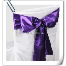 Marious Разноцветные 100 шт 17x275 см Премиум атласная крепежная створка стула Свадебная вечеринка банкет декоративный стул перевязь