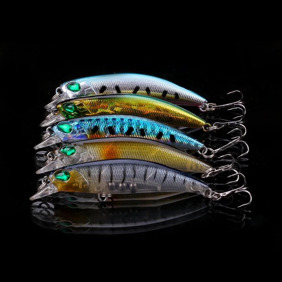 

WALK FISH 5PCS/Lot 6.5cm 4.1g Minnow Fishing Lure Wobblers Crankbait artificiais para pesca Japan Hard Bait Swimbait fishing