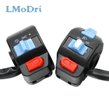 LMoDri-Controlador Universal de manillar de motocicleta, interruptor de claxon de moto, señal de giro, Faro de arranque